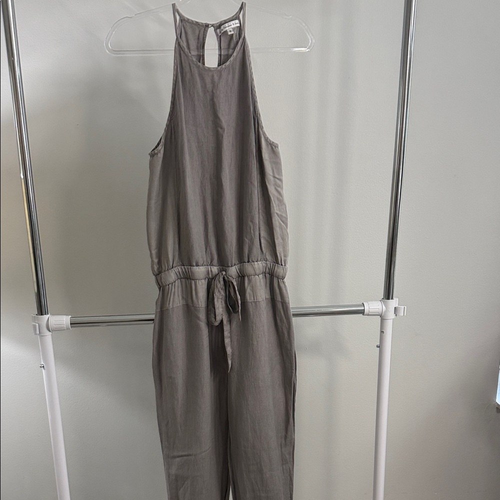 Young Fabulous & Broke Charcoal Sleeveless Jumpsuit NWOT